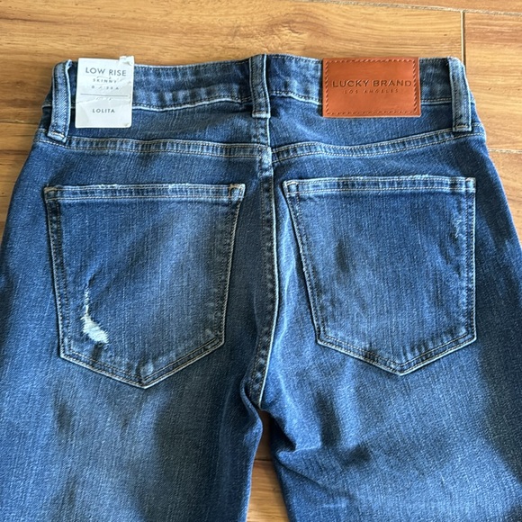 LUCKY BRAND ~ LOLITA Low Rise Skinny Jeans Sz 0 25 A ~ NWT - Picture 5 of 5